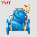 Angel type cast iron steel pressure relief and holding valve for high building water